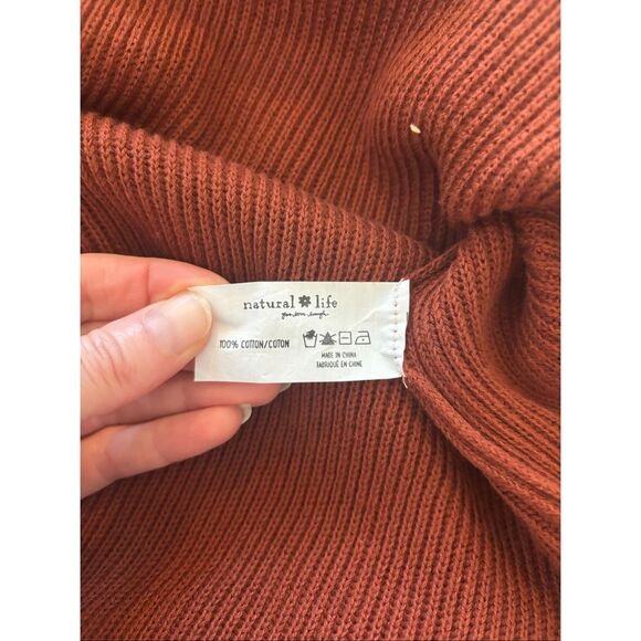 Natural Life Long Sleeve Rib Knit Maxi Sweater Dress Size S/M G10 - Picture 6 of 8